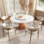 Ensemble de salle à manger 5 pièces avec plateau tournant et 4 chaises-536179699-509881406-536179701