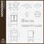 Meuble-lavabo simple 20 po avec plateau en céramique Cheriton-871462437