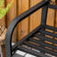 Banc de jardin en acier Sunny