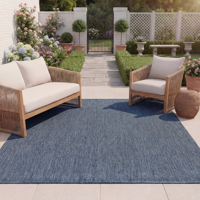 Beach House 260 No Pattern Indoor/Outdoor Rug, Rectangle 6' x 9'
