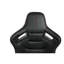 Black Vinyl Racing Seat For An Enjoyable And Exciting Driving Time A Memorable Experience