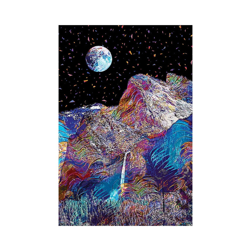 Full Moon XIX by Gab Fernando - Wrapped Canvas Print, 66.04 cm H x 45.72 cm W x 1.91 cm D