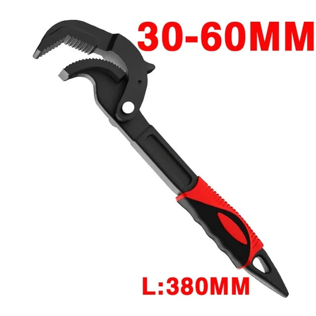 Adjustable Wrench Adjustable Wrench Multi-Function Spanner Universal Wrench Pipe Tool, B