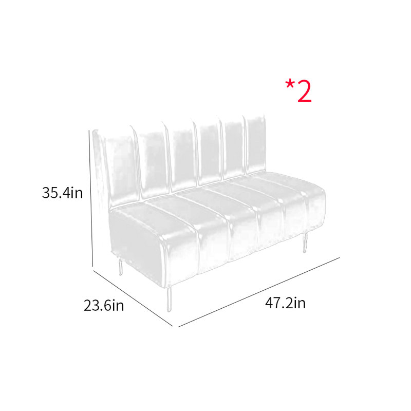 Canapé 47,2 po