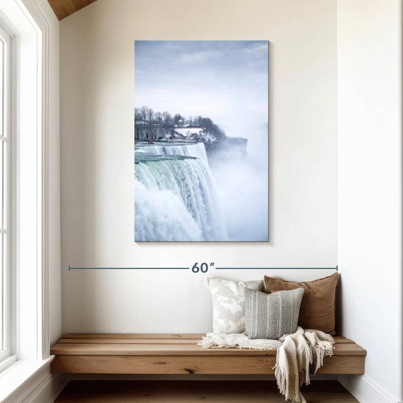 Alvord, Chutes du Niagara, hiver, H 45 po x l 30 po