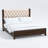 Desmoke Upholstered Wingback Bed-23059360