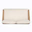 Ensemble de causeuse et table basse en bois d'acacia royal, beige