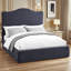 Tête de lit capitonnée et capitonnée, tête de lit en bois massif avec pieds en bois, tête de lit en tissu au design moderne-1015192175-1015192173
