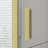 34" W x 76" H Pivot Frameless Shower Door with 5/16"(8mm) Clear Tempered Glass-110327791