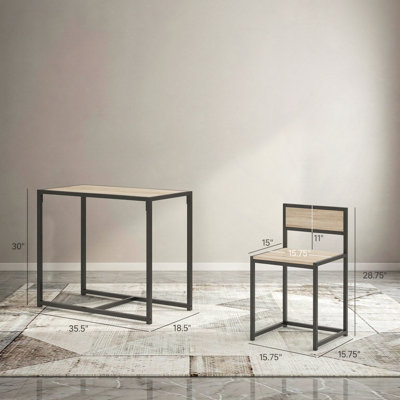 Ensemble de table et chaises minimaliste 3 pièces, ensemble de meubles de cuisine, ensemble de meubles de salle à manger, ensemble de meubles de conversation
