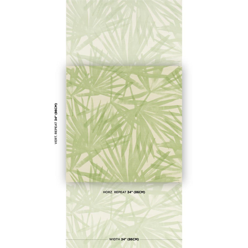 Sunlit Palm Sisal Wallpaper
