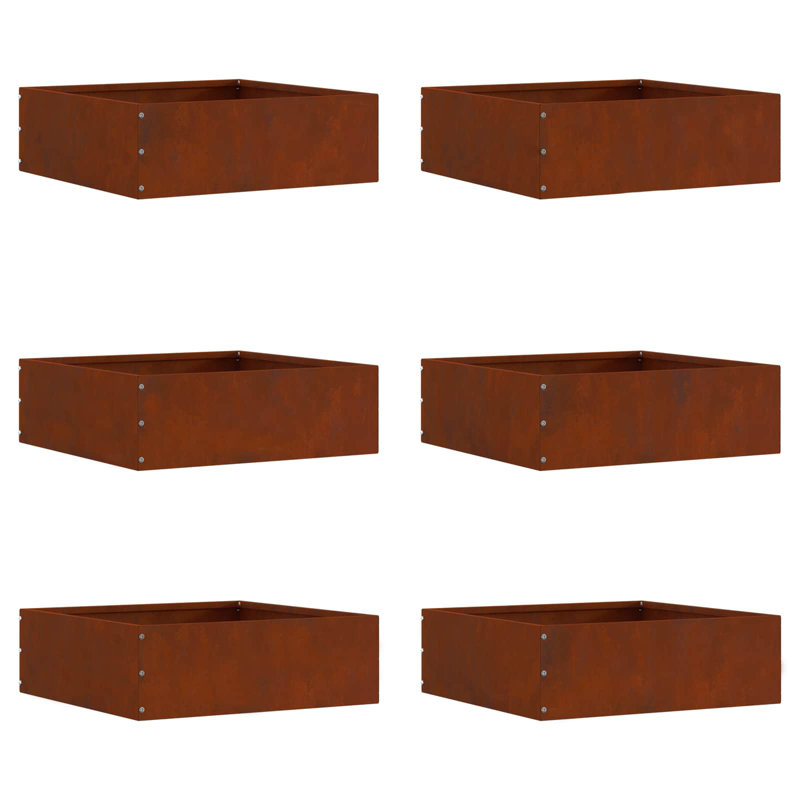 Weathering Steel Hardware, 13cm H x 40cm W