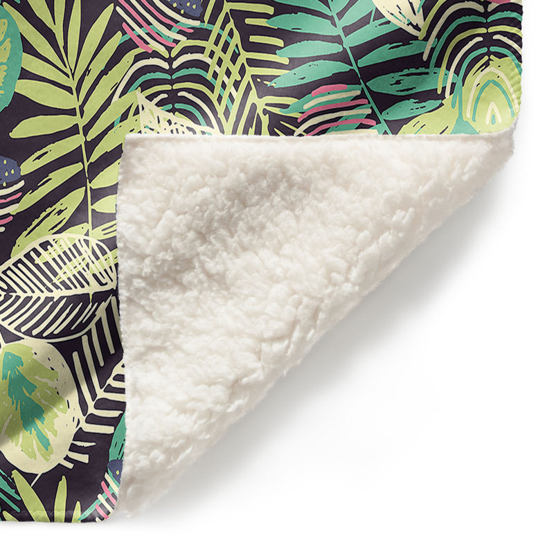  Couverture Flamingo Jungle, 68 po x 80 po