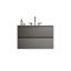 Meuble-lavabo moderne, couleur gris espace, fixation murale 30 po, lavabo en céramique, rangement élargi, meuble-lavabo silencieux avec aspect contemporain, extra-237558889-237558890