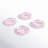 over&back Hand-Shaped Glass Napkin Rings - Decorative Dining Table Decor-102477719