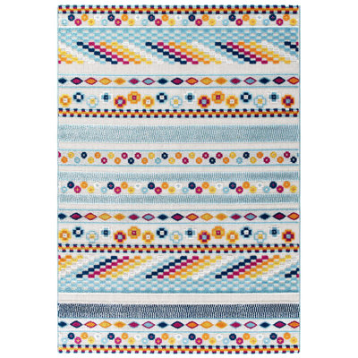 Modway Reflect Cadhla Abstract Geometric Indoor and Outdoor Area Rug
