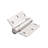 3.5 in. x 3.5 in. Satin Nickel Full Mortise Spring Squared Hinge with Non-Removable Pin