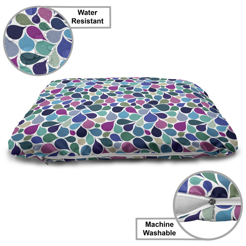 Multicolore, lit pour animal de compagnie Ambesonne