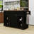 Rolling Kitchen Island with Drop Leaf, Rack, Drawers and Charging Station-128976008