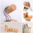 Makie Solid Wood 4 - Hook Wall Mounted Coat Rack