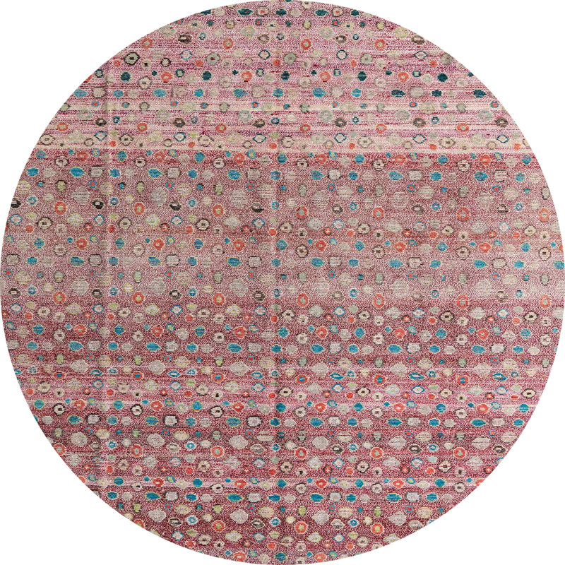 Tapis abstrait moderne 4589, Rond 6 pi