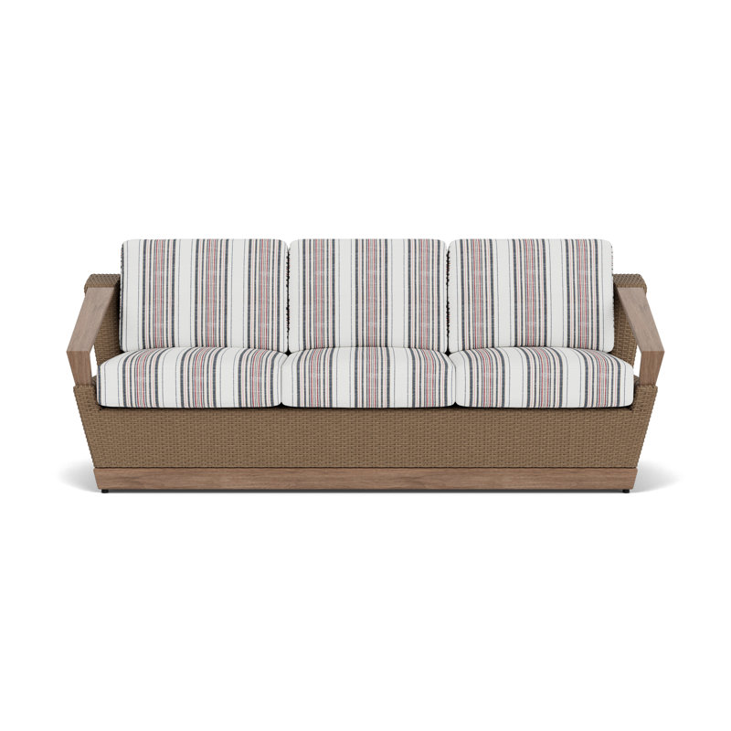 Charisma Outdoor 3 - Seat Patio Sofa, Deering Cadet