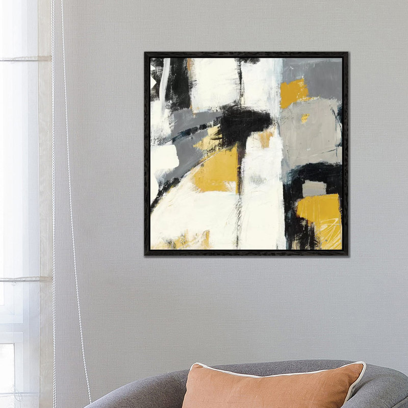 Catalina I - Wrapped Canvas Print, 66.04 cm H x 66.04 cm W, Black Floater Framed