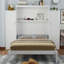 Lit escamotable avec deux garde-robe et tablette de rangement-739529745