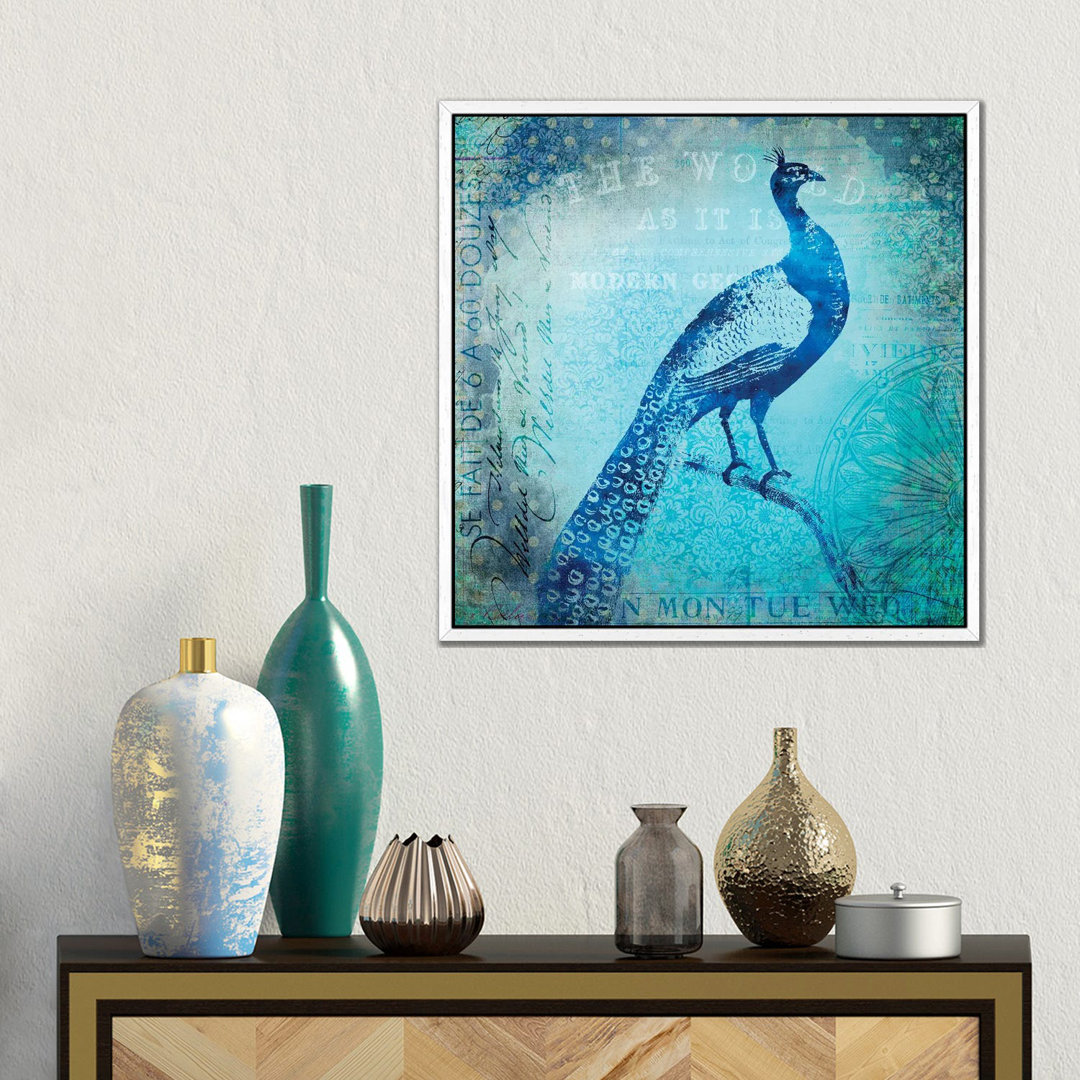 Peacocks Journey von Andrea Haase - Galerie-verpackte Leinwand Giclée