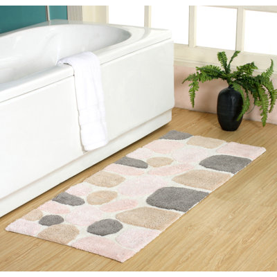 Creline Bath Rug - Rose Cloud