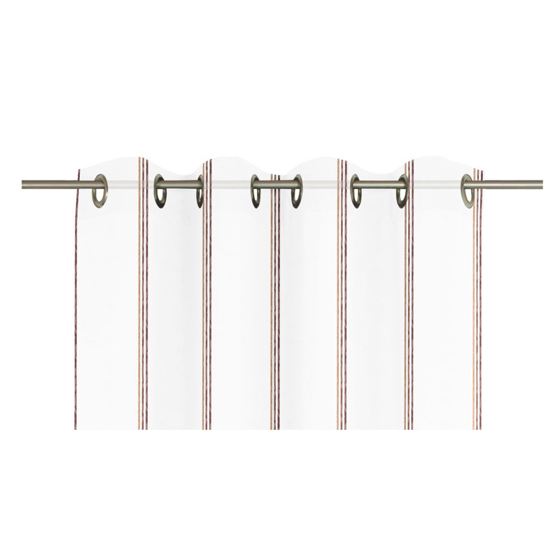 Anneclaar Sheer Single Curtain Panel, 300cm Width x 160cm Drop, Cooking Rack