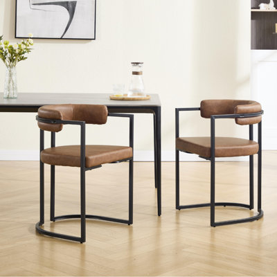 50cm H Upholstered Metal Accent