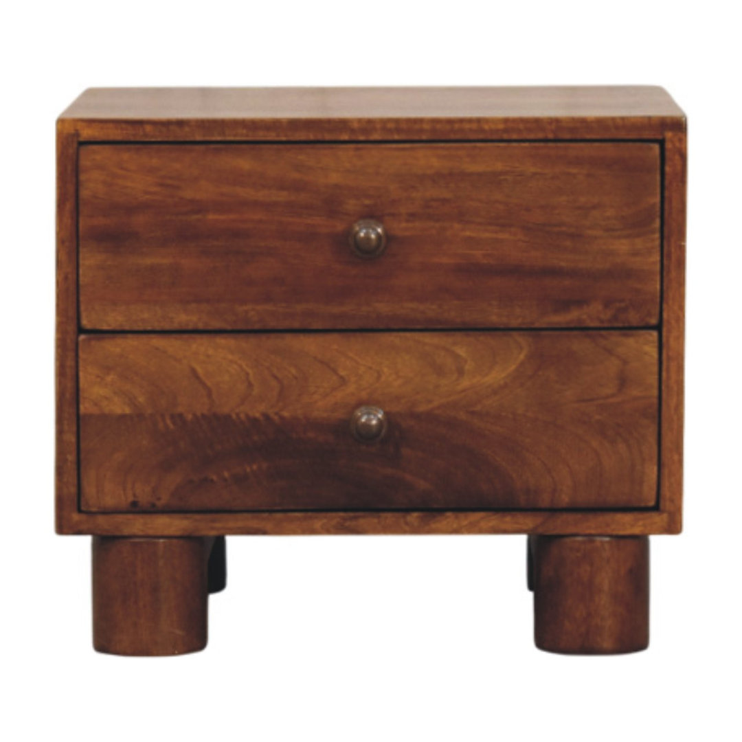 45cm W Solid Wood Bedside Table