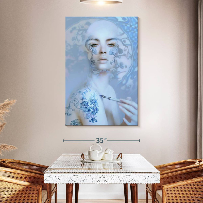 Senne Ornate China, 51" H x 34" W