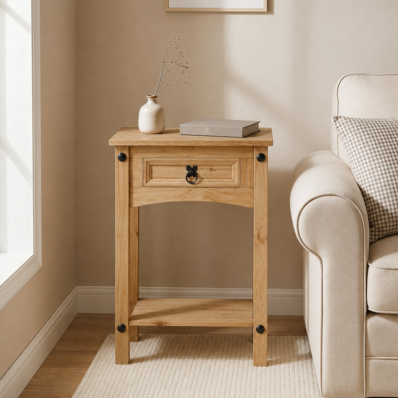 53cm Solid Wood Console Table
