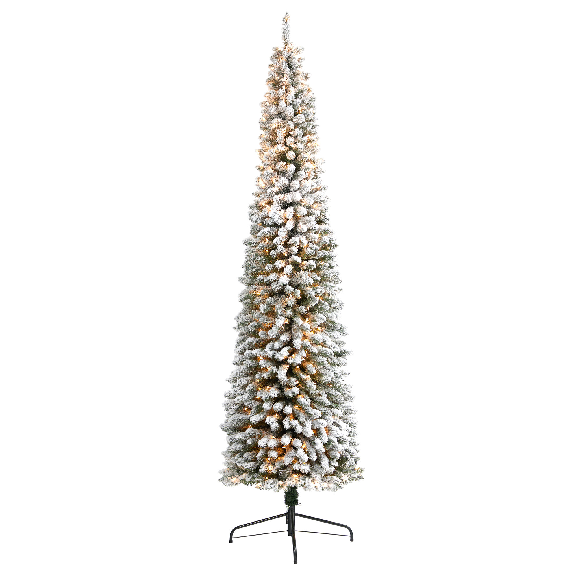 Lighted Artificial Spruce Christmas Tree, 9' H