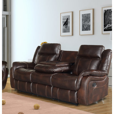 Hausmann Faux Leather Recliner