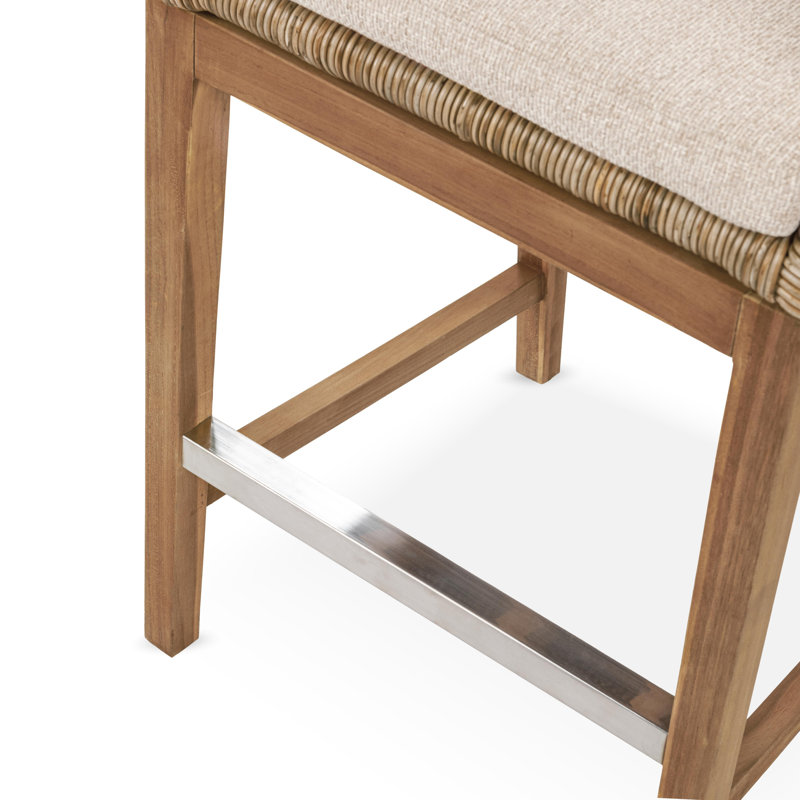 Valerie Outdoor Teak Bar Stool
