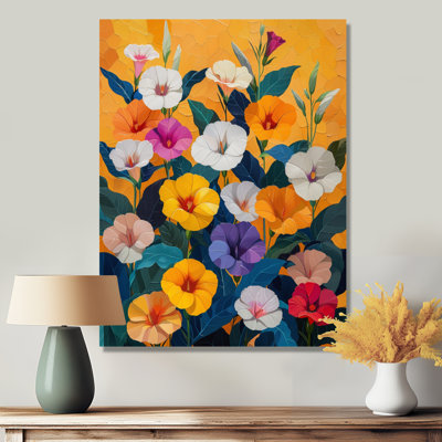 «Orange Glory Garden», impression d'art mural
