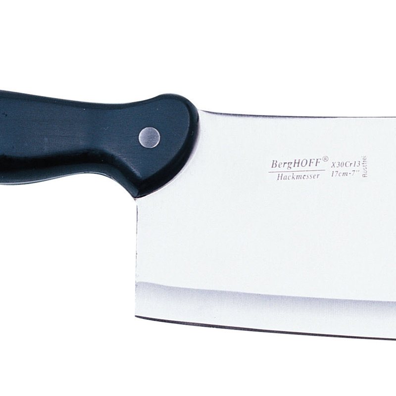 BergHOFF 7" Stainless Steel Cleaver With Three-Rivets Handle - Thumbnail 4