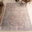 Jeccica Distressed Vintage Medallion Jute Blend Polyester Area Rug-270653231
