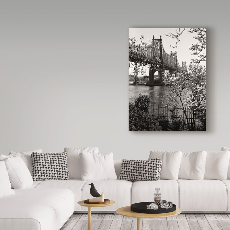«59th Street Bridge» Avisha, reproduction de photo sur toile tendue, H 47 po x l 35 po
