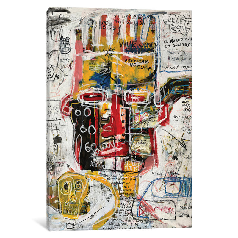 Delete Zone by PinkPankPunk - Wrapped Canvas Gallery-Wrapped Canvas Giclee, 101.6 cm H x 66.04 cm W x 3.175 cm D