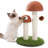 Mushroom Shaped Natural Sisal Cat Scratcher