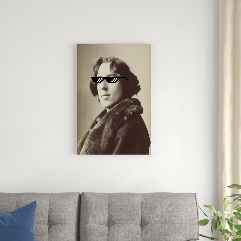 «Masked Master» par Jacob Green - impression sur toile tendue, H 30 po x l 20 po