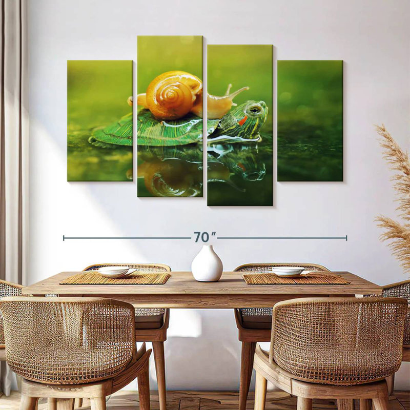Brampt Snail On Turtle, 42" H x 68" W