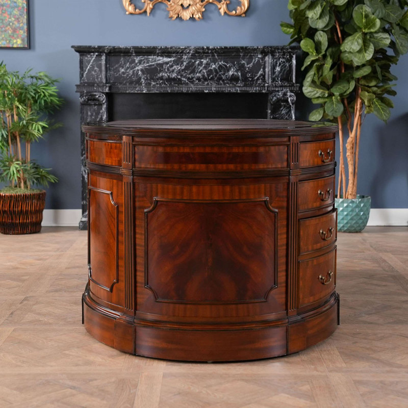 Oval Executive Desk