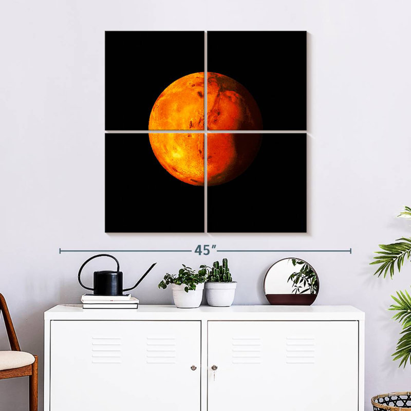 Oberle Mars Planet, 32" H x 32" W
