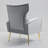Mahith Velvet Armchair-1961713045