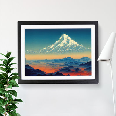 Victorious Japanese Mountains - Framed Print
